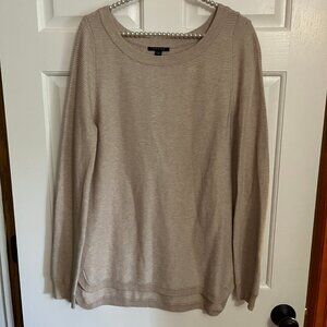 Cyrus Ladies Long Sleeve Horizontal Rib Knit Tunic Length Knit Sweater Size M